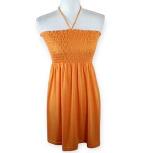 J.F.W ORANGE DRESS SZ.S/M EUC.
